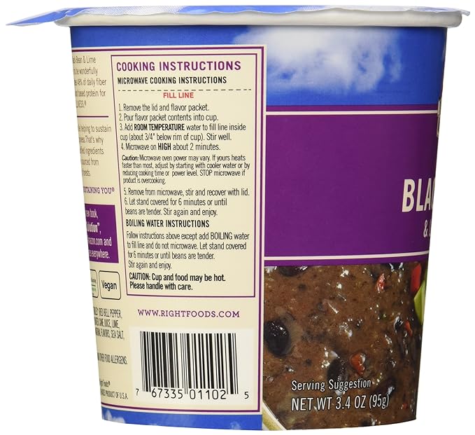 DR. MCDOUGALL`S Black Bean & Lime 3.4 OZ