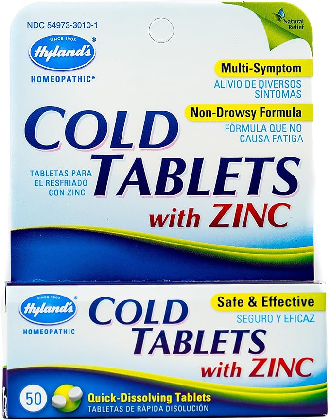 Hyland's Cold Tablets With Zinc