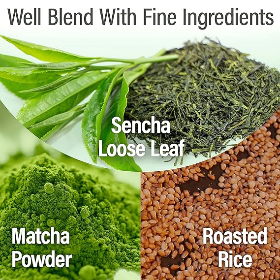 Green Tea With Roasted Brown Rice Genmai Cha