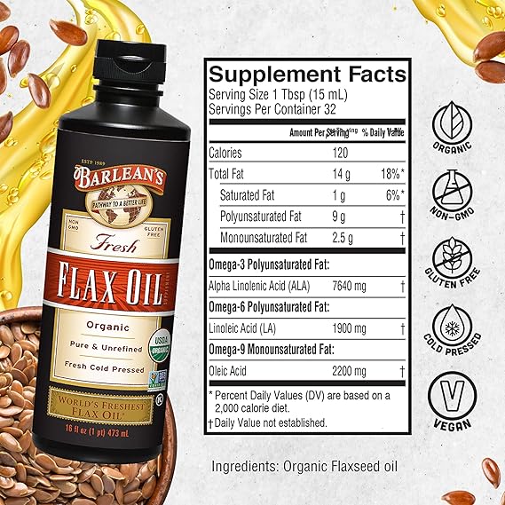 FLAX OIL - In-Store Pick Up Only
