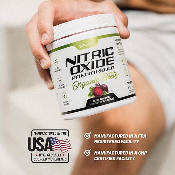 SNAP SUPPLEMENTS NITRIC OXIDE PREWORKOUT 250GM