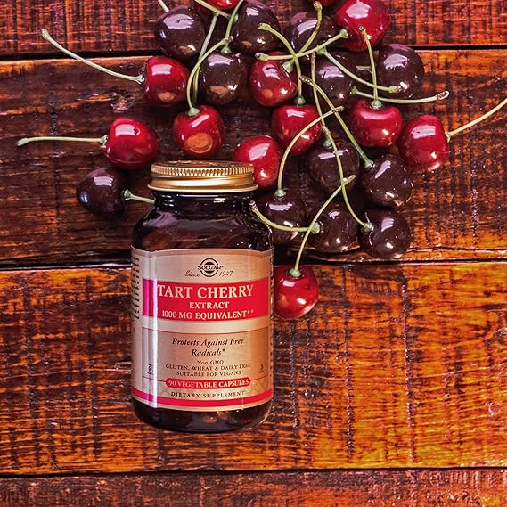 Solgar Tart Cherry 1000 mg Vegetable Capsules 90V cap