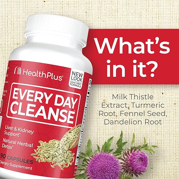 HEALTH PLUS EVERY DAY CLEANSE 90CAPS