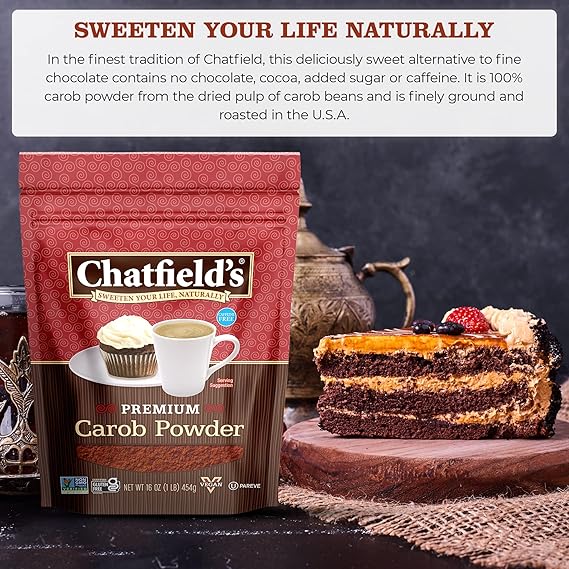 CHATFIELD`S Carob Powder Pouch 16 OZ