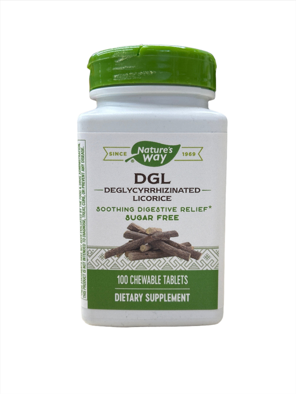 Extracto de raíz de regaliz DGL 100 tabletas masticables