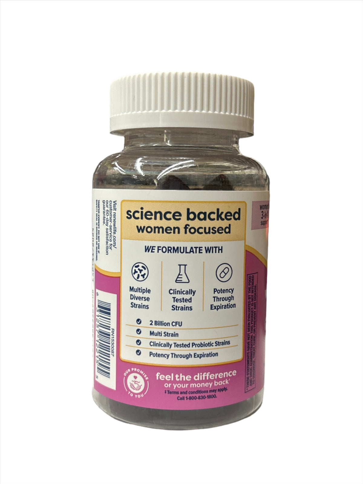 Probióticos + Prebióticos para el cuidado femenino sabor cereza