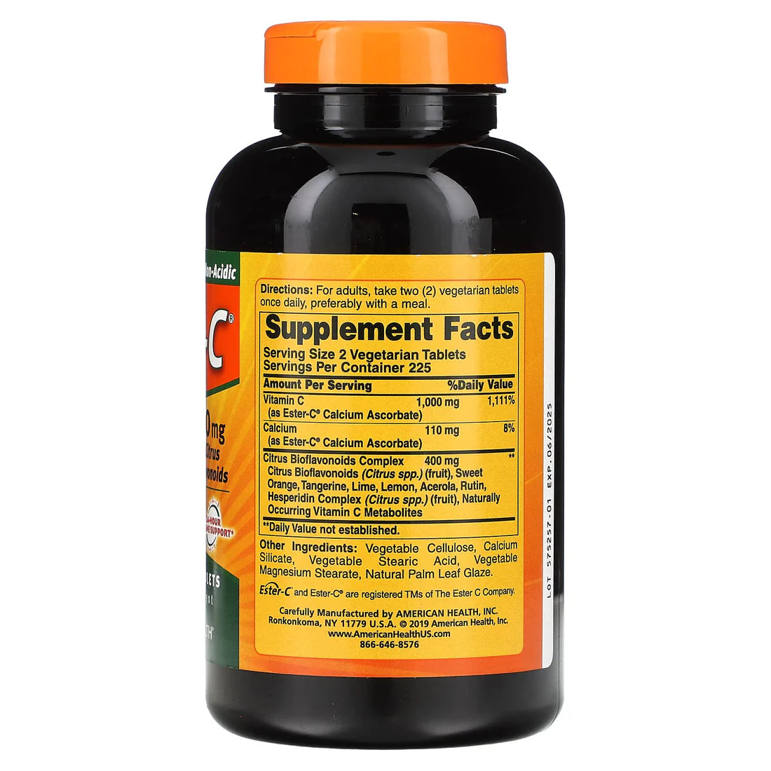 Solgar Ester-C® 500 mg with Citrus Bioflavonoids Vegetarian Tablets 450tablet