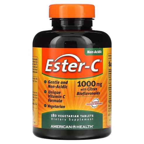 Solgar Ester-C® 1000 mg with Citrus Bioflavonoids Vegetarian Tablets 180tablet