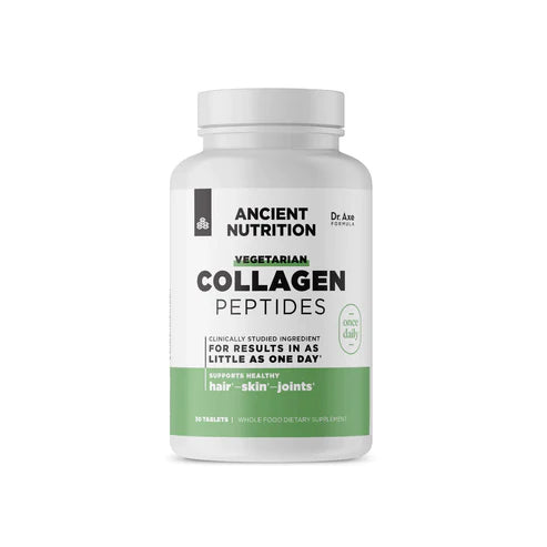 Ancient Nutrition Vegetarian Collagen Peptides Tablets - 30 ct Tablet