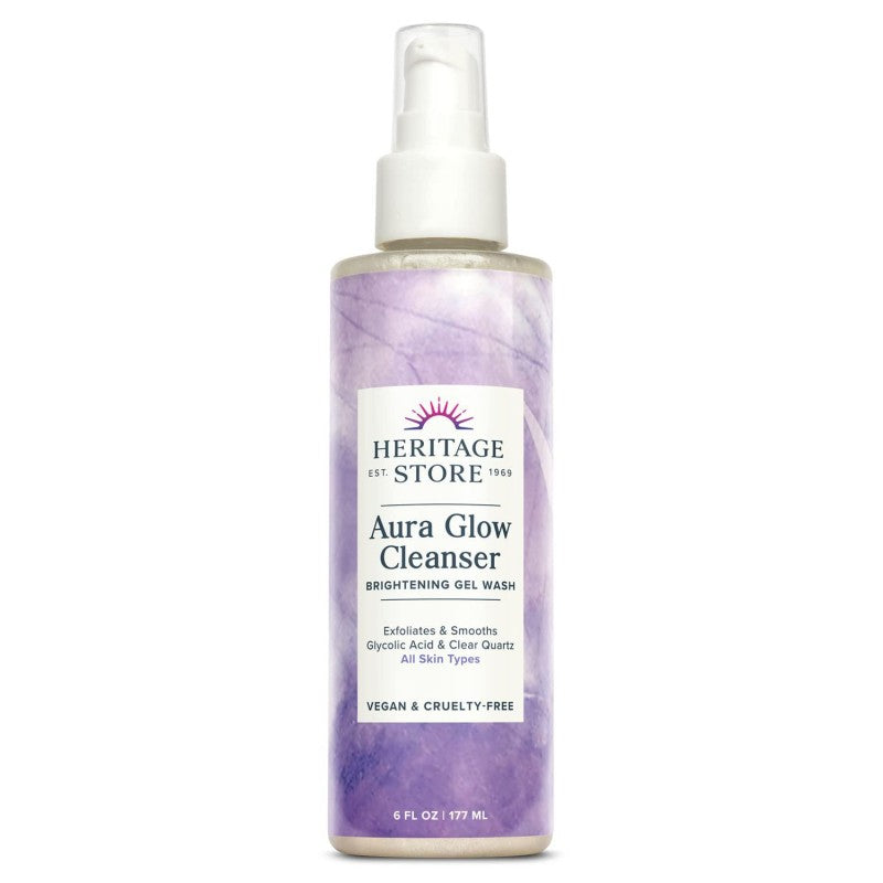 Heritage Store Aura Glow Cleanser 6floz