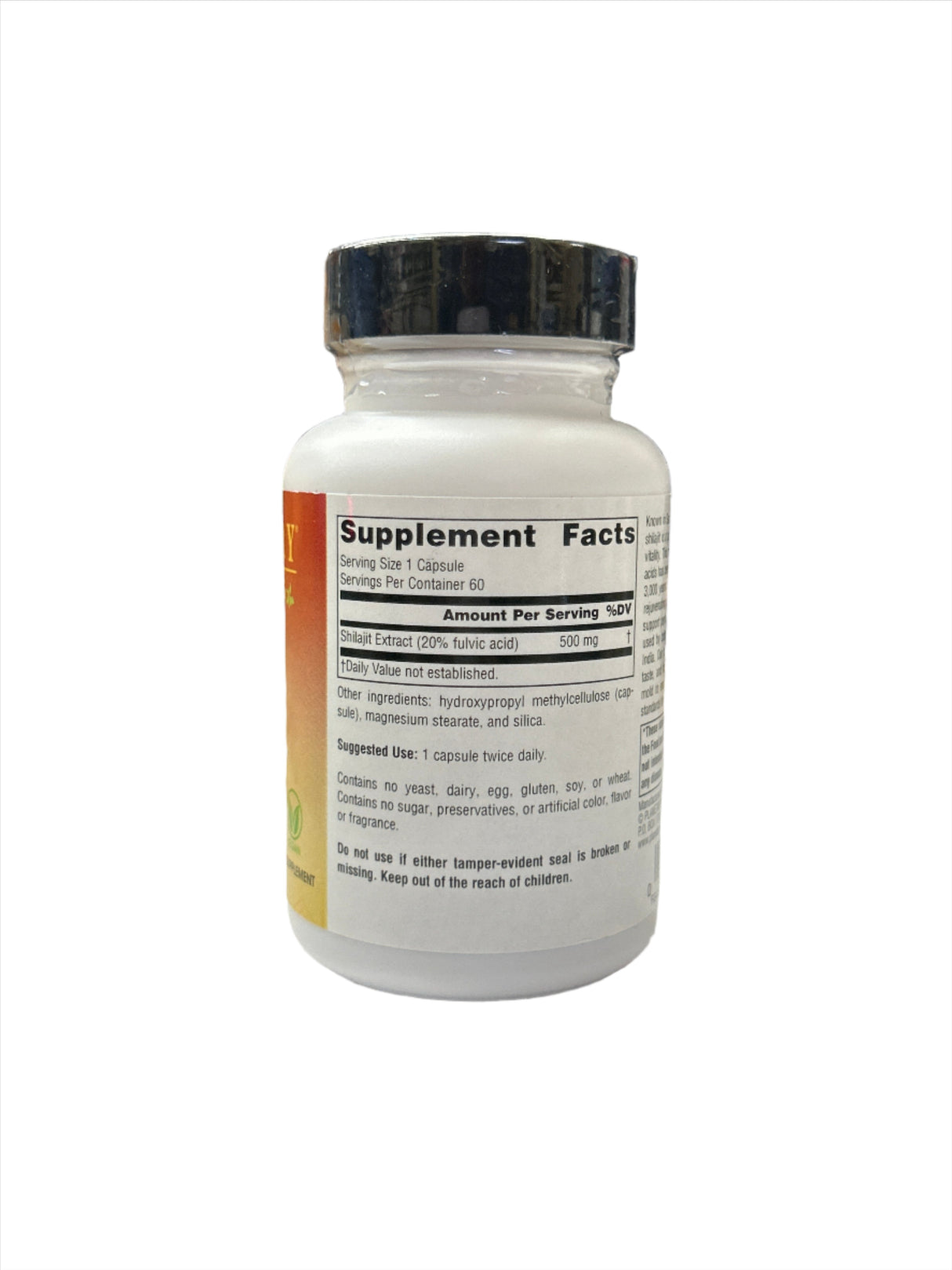 Shilajit Extract 500 mg 60, 120 Vegan Capsules