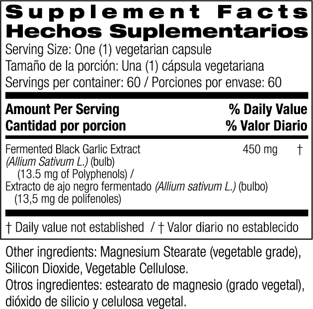 Bio Nutrition Black Garlic