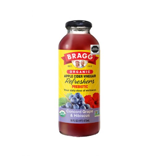BRAGG Conord Grape, Hibiscus Refreshers 16 OZ