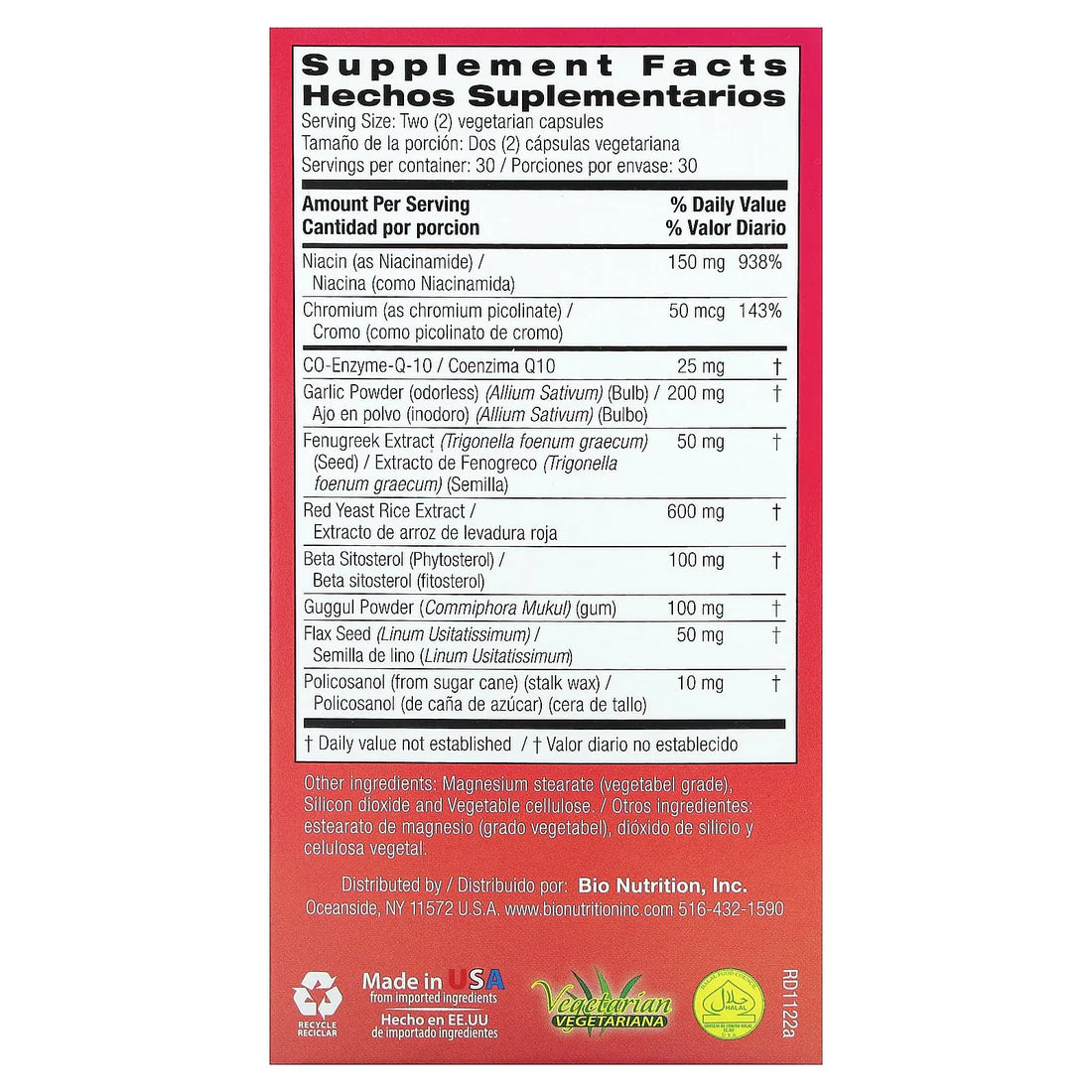 Bio Nutrition Cholesterol