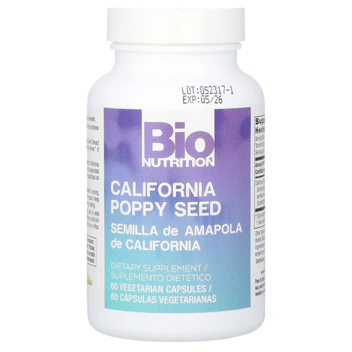 Bio Nutrition California Poppy Seed