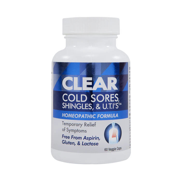 CLEAR PRODUCTS CLEAR COLDSORES SHINGLESS & UTI 60C