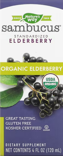 Nature's Way Sambucus Organic Syrup 4 Fl Oz