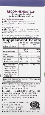 Nature's Way Sambucus Organic Syrup 4 Fl Oz