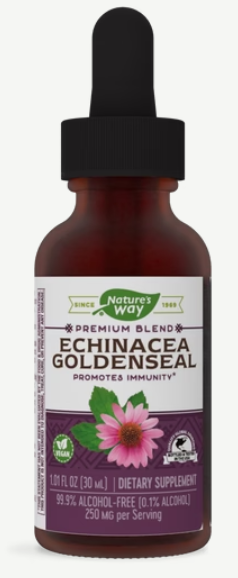 Nature's Way Echinacea Goldenseal Premium Blend 1 Fl Oz