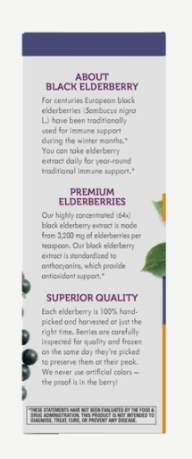 Nature's Way Sambucus Sugar-Free Syrup 8 Fl Oz