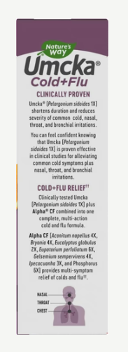 Nature's Way Umcka® Cold+Flu Chewable (Orange ) 20 Chw Tb