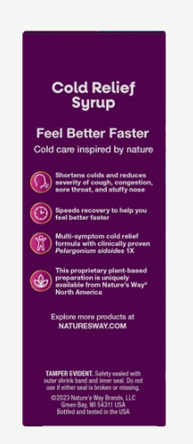 Nature's Way Umcka® ColdCare Cherry Syrup 4 Fl Oz