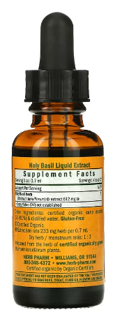 Herb Pharm HOLY BASIL EXTRACT 1 oz