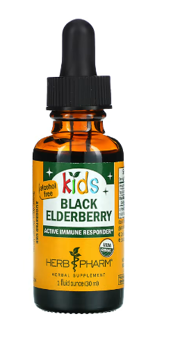 Herb Pharm KIDS BLACK ELDERBERRY ALCOHOL-FREE 1 oz