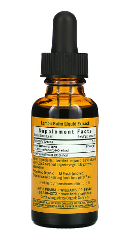 Herb Pharm LEMON BALM BLEND EXTRACT 1 oz