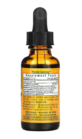 Herb Pharm THYROID CALMING 1 oz