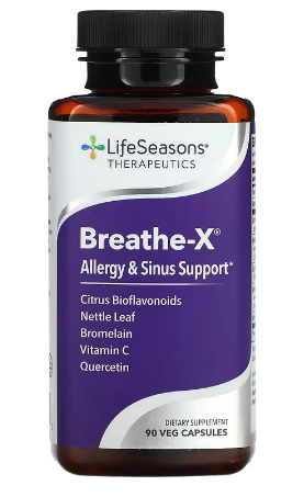 Life Seasons Breathe-X for Allergy & Sinus Support 90 Capsule