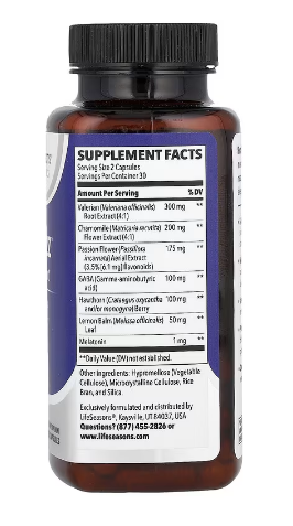 Life Seasons Rest-ZZZ for Sleep Support 60 Capsule