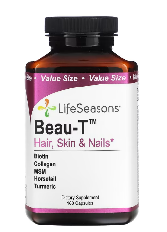 Life Seasons Beau-T (VALUE SIZE) for Hair, Skin & Nails 180 Capsule