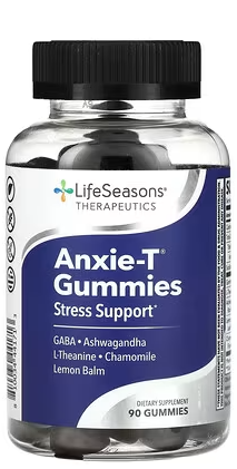 Life Seasons Anxie-T Gummies for Stress Support Gummies 90 Gummy