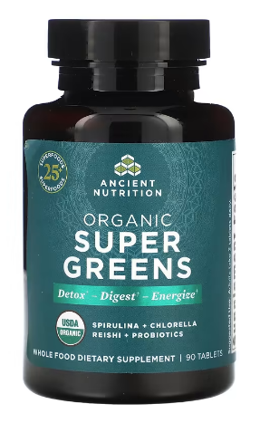 Ancient Nutrition Organic SuperGreens - Tablets - 90 ct Tablets