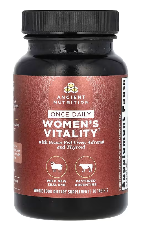 Ancient Nutrition Glandulars - Tablet - Once Daily Women's Vitality - 30ct Capsules