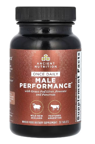 Ancient Nutrition Glandulars - Tablet - Once Daily Male Performance - 30ct Capsules