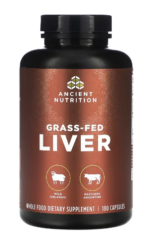 Ancient Nutrition Ancient Glandulars - Liver - Capsules - 180 ct Capsules