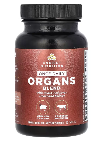 Ancient Nutrition Glandulars - Tablet - Once Daily Organ Blend - 30ct Capsules