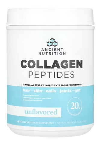 Ancient Nutrition Collagen Peptides - Unflavored – 28 srv Powder