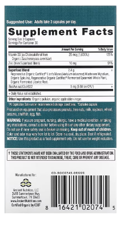 Ancient Nutrition ROC - Leaky Gut Support - 90ct Capsules