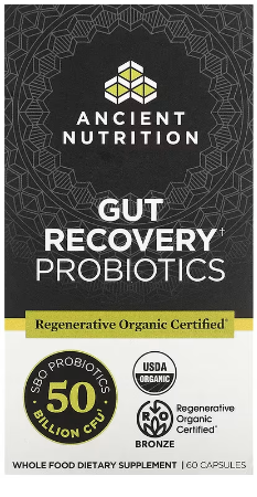 Ancient Nutrition ROC - Gut Recovery Probiotics 50B - 60ct Capsules