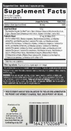 Ancient Nutrition ROC - Gut Recovery Probiotics 50B - 60ct Capsules