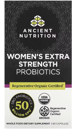 Ancient Nutrition ROC - Women's Extra Strength Probiotics 50B - 60ct Capsules