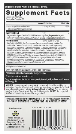 Ancient Nutrition ROC - Women's Extra Strength Probiotics 50B - 60ct Capsules