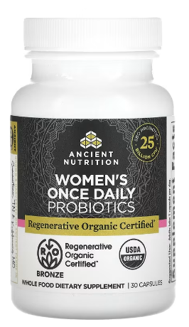 Ancient Nutrition ROC - Women’s Probiotics 25B - Once Daily - 30ct Capsules
