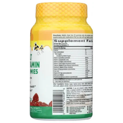 Country Life ADULT MULTIVITAMIN HONEY GUMMY 60 Gummy