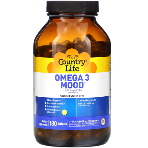Country Life OMEGA 3 MOOD 180 Softgel
