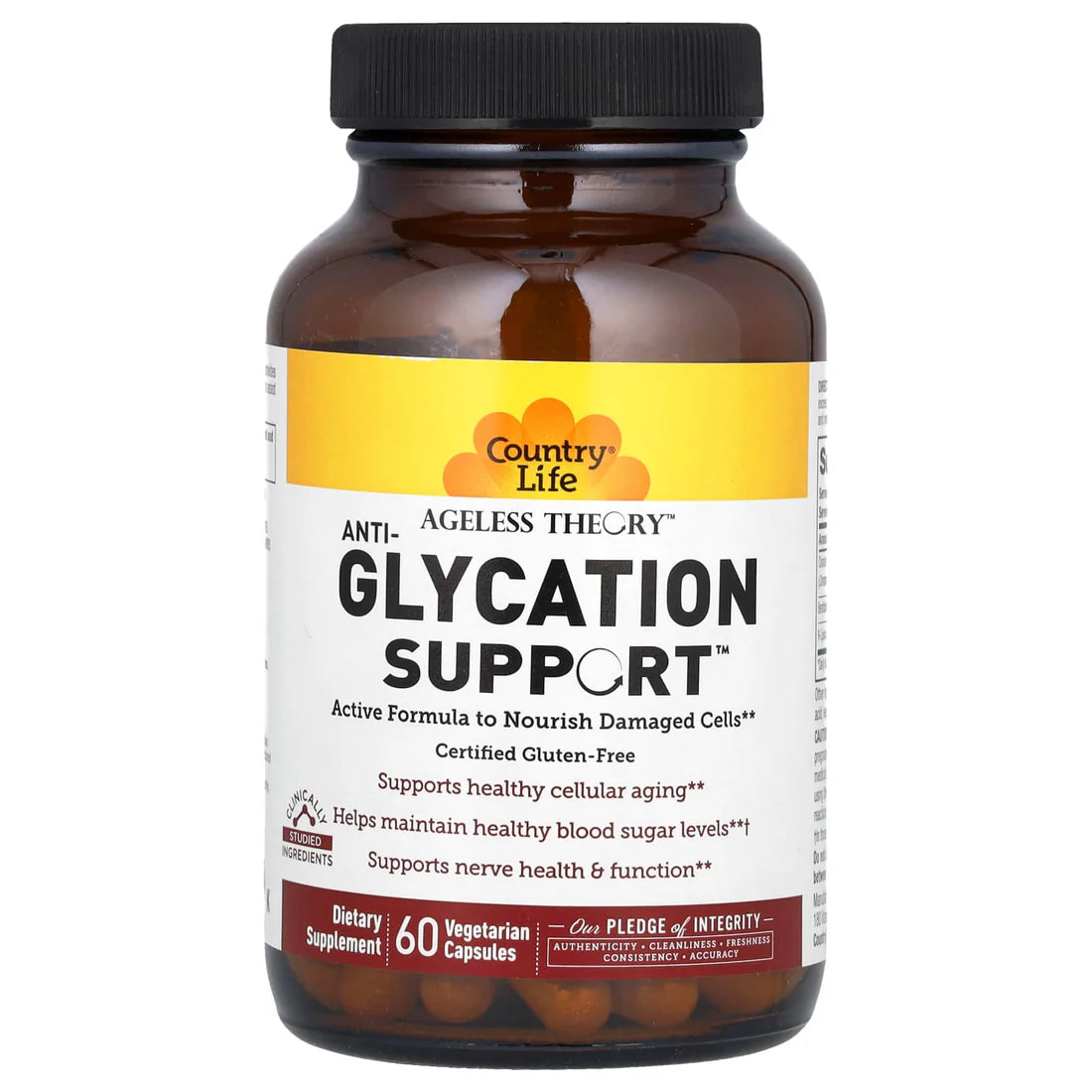 Country Life ANTI-GLYCATION SUPPORT 60 Vegicaps