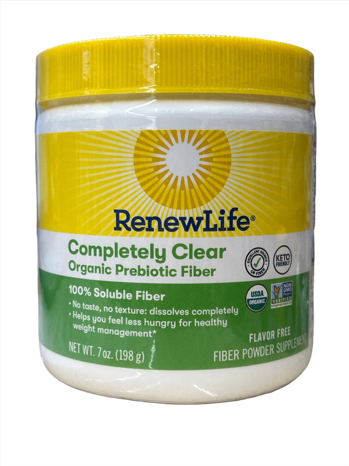 Completely Clear Organic Prebiotic Fiber 100% Soluble Fiber